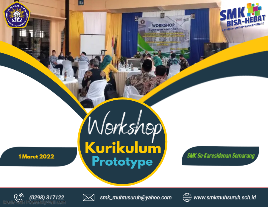SMK Muhammadiyah Suruh menjadi tuan rumah "Workshop Kurikulum Prototype"